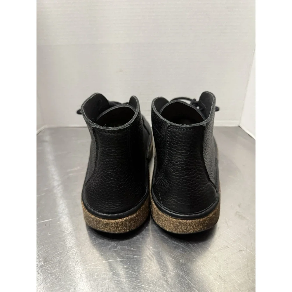 Birkenstock Milton NL Black Pebbled Leather Chukka Boots EU 45 US 12 Portugal